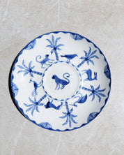 Sultan's Garden Blue Saucer