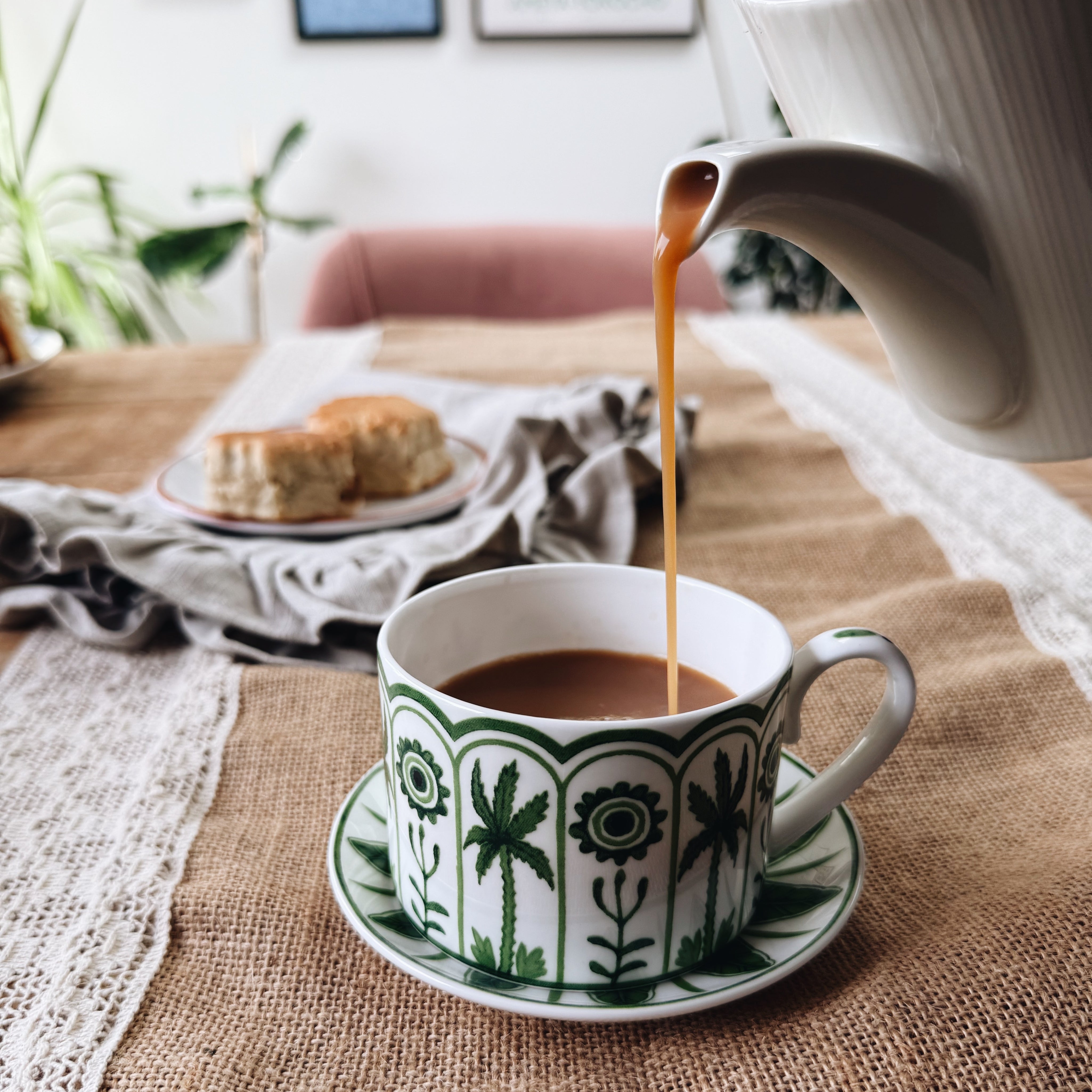 Sultans Garden Tea Cup Green
