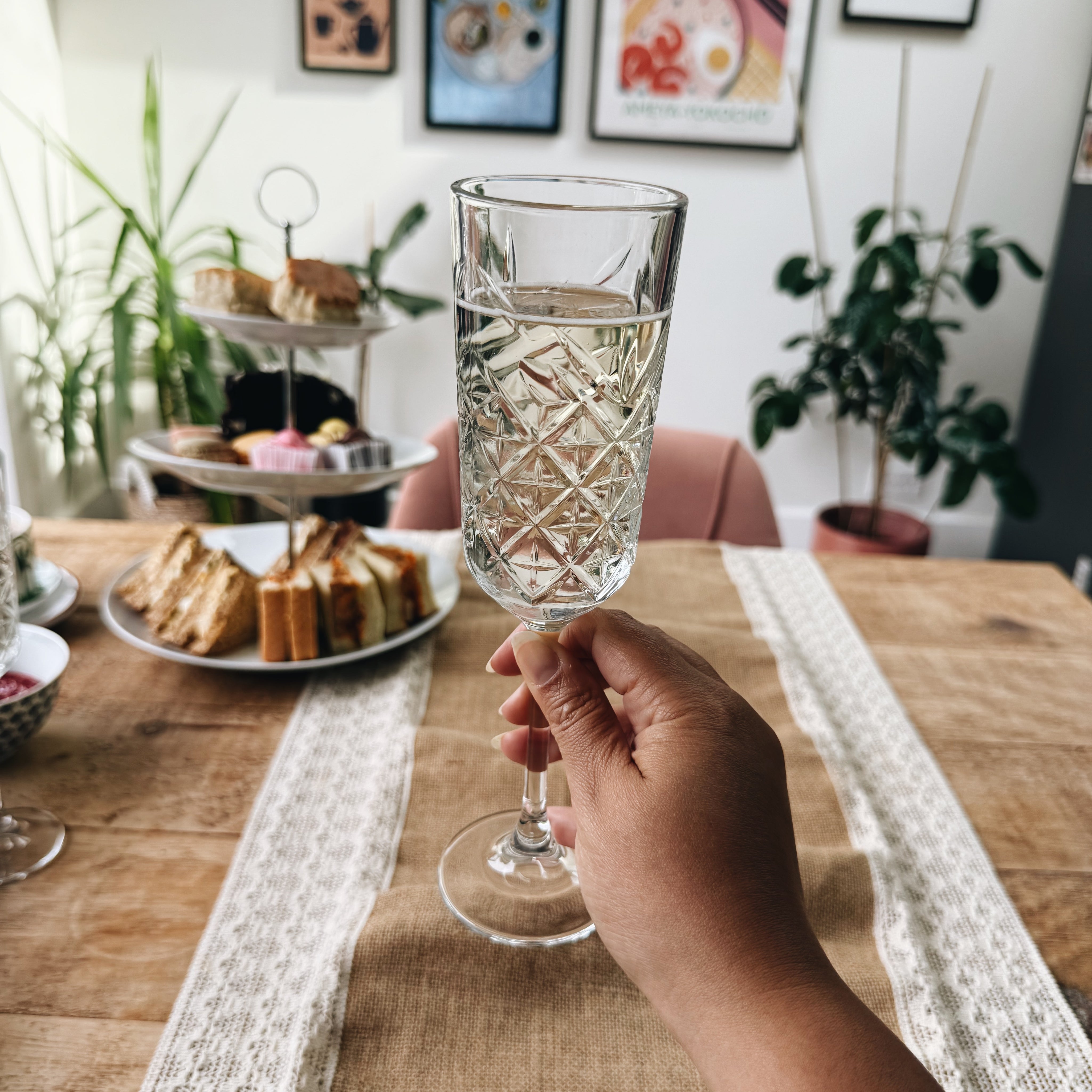 Vintage Champagne Flute