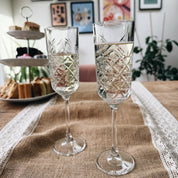 Vintage Champagne Flute