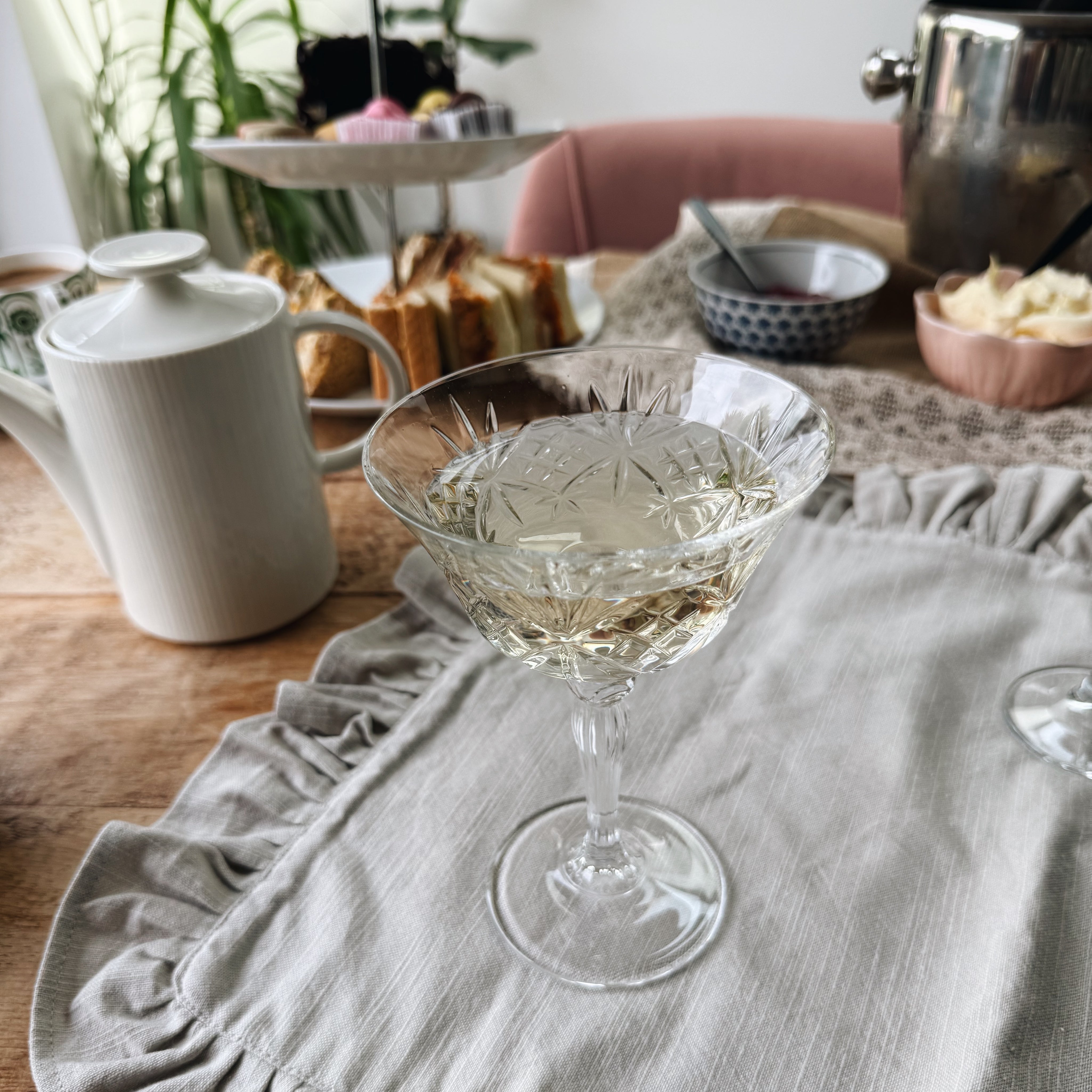 Vintage Champagne Saucer